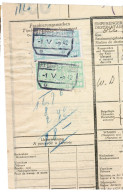 Fragment Bulletin D'expedition, Obliterations Centrale Nettes, ST DENYS WESTREM - Afgestempeld