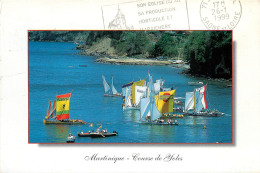 972 MARTINIQUE  FOND LAHAYE Course De Yoles équipages NISSAN Rosette Credit Mutuel (scan Recto-verso) Ref 1006 - Le Marin
