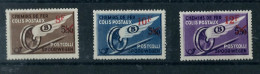 Série Complète N°TR291/3 (*) Avec  Charnière  --   Colis Postaux - Type Roue Ailée Surcharge Rouge  -- - Ungebraucht