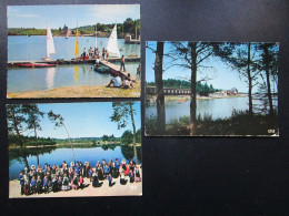 CP 19 Corrèze  NEUVIC D'USSEL  - Lot De 3 Cartes Postales - Les Compagnons De La Joie - Le Lac - La Plage Et Le Casino - Ussel