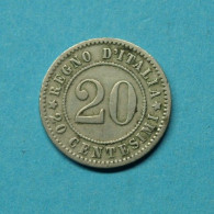 Italien 1894 20 Centesimi (BK219 - Sonstige & Ohne Zuordnung