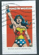 VERINIGTE STAATEN ETATS UNIS USA 2016 WONDER WOMAN: SILVER AGE F USED ON PAPER SN 5151 MI 5343 YT 4963 SG 5754 - Usados