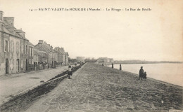 CPA Saint Vaast La Hougues-Le Rivage-La Rue De Réville-14        L2905 - Saint Vaast La Hougue