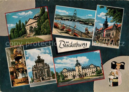 73063810 Bueckeburg Stadtkirche Barock Kanzel Bueckeburger Tracht Rathaus Schlos - Bückeburg