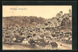 Künstler-AK Altensteig I. Schwarzwald, Panorama  - Altensteig