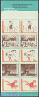 Sweden 1969 Fairy Tales 2x5v In Booklet, Mint NH, Nature - Cats - Horses - Stamp Booklets - Art - Children's Books Ill.. - Neufs