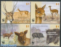 Argentina 2002 WWF, Animals 4v [+], Mint NH, Nature - Animals (others & Mixed) - World Wildlife Fund (WWF) - Nuovi