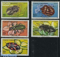 Türkiye 1983 Insects 5v, Mint NH, Nature - Insects - Andere & Zonder Classificatie