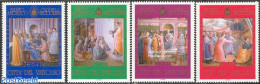 Vatican 2003 Niccolina Paintings 4v, Mint NH, Art - Paintings - Neufs