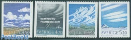 Sweden 1990 Cloud & Weather 4v, Mint NH, Science - Meteorology - Nuevos