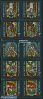 Sweden 1982 Christmas 5 Booklet Pairs, Mint NH, Religion - Christmas - Art - Stained Glass And Windows - Nuevos