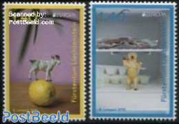 Liechtenstein 2015 Europa, Toys 2v, Mint NH, History - Nature - Various - Europa (cept) - Fruit - Toys & Children's Ga.. - Neufs