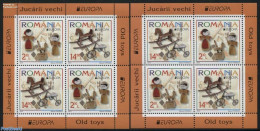 Romania 2015 Europa, Old Toys 2 S/s, Mint NH, History - Nature - Sport - Various - Europa (cept) - Horses - Cycling - .. - Nuovi