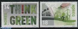 Norway 2016 Europa, Think Green 2v, Mint NH, History - Nature - Science - Sport - Various - Europa (cept) - Birds - En.. - Unused Stamps