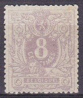 Belgique - N°29 ** 8c Lion Couché Violet 1870 - Voir Scans - 1869-1888 Liggende Leeuw