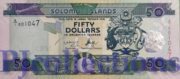 SOLOMON ISLANDS 50 DOLLARS 2004 PICK 29 UNC LOW SERIAL NUMBER "A/1 001038" - Salomonseilanden