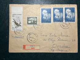 România 1963 Scrisoare Recomandată - Lettres & Documents