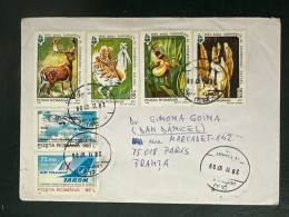 România 1997 Scrisoare Pentru Franța - Covers & Documents