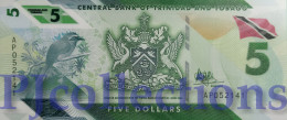 TRINIDAD & TOBAGO 5 DOLLARS 2020 PICK 61 POLYMER UNC - Trinidad En Tobago