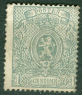 Belgique Cob 23A ( * ) B/TB Tendance Gris Bleuté - 1866-1867 Piccolo Leone