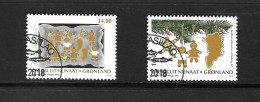 Greenland 2018 CTO Christmas Sg 887/8 - Used Stamps