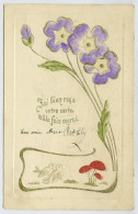 Lot 20 Cartes Gauffrées Fantaisie, Thème Affection Et Amitié (lt9) - Collections & Lots