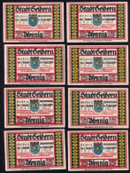 Geldern: 8x 75 Pfennig 4.11.1921 - Collezioni