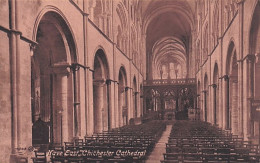 Sussex  - CHICHESTER Cathedral   - Nave East - Chichester