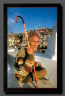 NEPAL  Sherpa à BODNATH Paysan  Katmandu Katmandou (scan Recto-verso) QQ 1114 - Népal