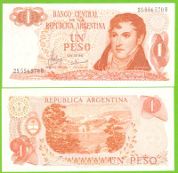 ARGENTINA 1 PESO 1970/1973 P-287(1)  UNC - Argentine