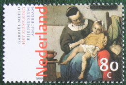 GABRIEL METSU Art Painting NVPH 1831 (Mi 1725) 1999 Gestempeld / USED NEDERLAND / NIEDERLANDE - Used Stamps
