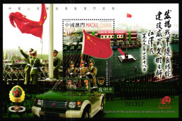 Macau Block 126 Postfrisch Militär #GY561 - Sonstige & Ohne Zuordnung