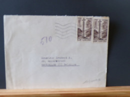 107/113B   CP    ANDORRE  POUR LA BELG. 1960 - Lettres & Documents