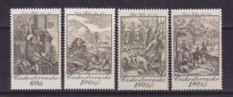 CZECHOSLOVAKIA  - 1975 Graphic Art Set Never Hinged Mint - Unused Stamps