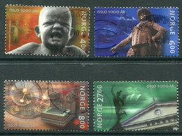 NORWAY 2000  Millenary Of Oslo Used.  Michel 1342-45 - Oblitérés