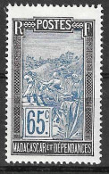 MADAGASCAR - 1922. - TRASPORTO - 65 C. - NUOVO MH* (YVERT 141 - MICHEL 163) - Neufs