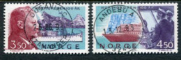 NORWAY 1993 Centenary Of Hurtigruten Shipping Lines Used   Michel 1127-28 - Gebraucht