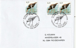 België 2002, Card Stamped Bird Motive - Lettres & Documents