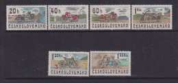 CZECHOSLOVAKIA  - 1975 Motor Cycles Set Never Hinged Mint - Unused Stamps