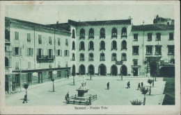 Cs264 Cartolina Sassari  Citta'  Piazza Tola 1932 - Sassari