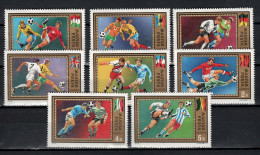 Hungary 1972 Football Soccer European Championship Set Of 8 MNH - Championnat D'Europe (UEFA)