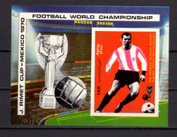 Yemen Arab Republic 1970 Football Soccer World Cup S/s MNH - 1970 – Mexique