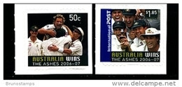 AUSTRALIA - 2007  AUSTRALIA WINS THE ASHES  SELF  ADHESIVE  SET MINT NH - Ungebraucht