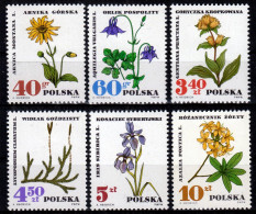 ⁕ Poland / Polska 1967 ⁕ Medicinal Plants Mi.1770-1775 ⁕ 6v MNH - Ongebruikt