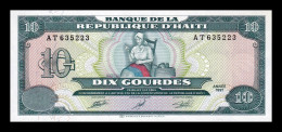 Haití 10 Gourdes 1991 Pick 256a Sc Unc - Haiti