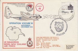 Ross Dependency 1974 Operation Icecube 10 Signature  Ca Scott Base 2 DEC 1974 (RT192) - Lettres & Documents