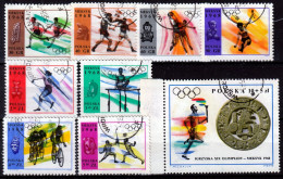 ⁕ Poland / Polska 1968 ⁕ Olympic Games - Mi.1855-1863 ⁕ 9v Used - Used Stamps