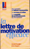 La Lettre De Motivation Efficace (2001) De Daniel Escaffre - Autres & Non Classés