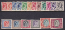 Rhodesia & Nyasaland, Scott 141-155 (SG 1-15), MLH - Rhodesia & Nyasaland (1954-1963)