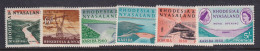 Rhodesia & Nyasaland, Scott 172-177 (SG 32-37), MHR - Rhodésie & Nyasaland (1954-1963)